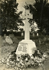 Tunstead War Memorial, circa 1920